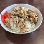 麺匠 大黒 - 豚バラ丼 350円♪