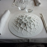 Le Jules Verne - テーブルセティングも、素敵♪