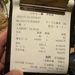 陸奥の里 - コース料金以外に席料、サービス料、週末料金まで取られた。