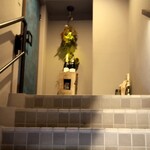 イル ネッビオ - 階段を2階に上がります(o^^o)