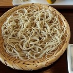 手打ち蕎麦　いよ翁 - 昼のおきまり　ざる蕎麦です。