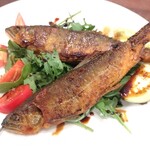 ピッツェリア ファッブリカ 1090 - アユのコンフィ