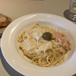 シロクマ食堂 - かにみそクリームスパゲティ　¥1900