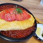 蕎麦DAYS - めんたいイクラだし巻き丼
