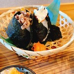 米と菜　厨　Ｌａｂ - 肉味噌卵黄と明太クリームチーズ