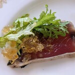 ブッフェ・ダイニング オーシャンテラス(ヨコハマ グランド インターコンチネンタル ホテル) - カツオの炙り ポン酢ジュレ