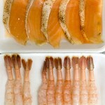 三笠商店 - サーモンはらす＆甘エビ