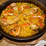 バル ポルティージョ デ エスパーニャ - 甘海老とウサギのフィデワ