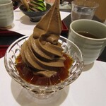 茶寮 伊藤園 - 料理写真:黒糖寒天ソフトクリーム