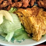 花花 - サラダと玉子焼き