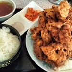 花花 - から揚げ定食（900円）