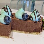 ブッフェ・ダイニング オーシャンテラス(ヨコハマ グランド インターコンチネンタル ホテル) - チョコミントのムース