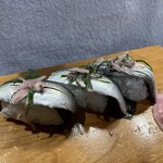 おかめ鮨 - 鯵