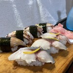 おかめ鮨 - 鯖、イカゲソなど