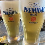 大分からあげと鉄板焼 勝男 - ドリンク写真:生ビール中・大