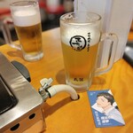 大阪焼肉･ホルモン ふたご - 生ビール275円（税抜）・Line友達登録で半額！