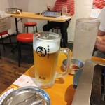 大阪焼肉･ホルモン ふたご - 生ビール＆男前レモンサワー890円（税抜）