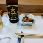 鮨処 匠 - 小瓶と付き出し