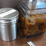 カレーハウスCoCo壱番屋 - 料理写真:卓上調味料、薬味