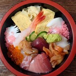 海老寿司 - 2000円ちらし寿司