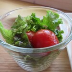 Cafe TIME - ホットサンドに付くミニサラダ