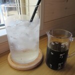 Cafe TIME - 梅ソーダ350円