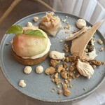 日々 - 桃の甘さとアールグレイがめっちゃ合っていて、とっても美味しかったです(๑˃̵ᴗ˂̵)