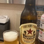 ふれあい酒場 ほていちゃん ‏ - サッポロラガービール(大瓶)【赤星】