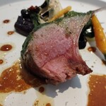 recte - オーストラリア産仔羊、フォン・ダニョーにパセリバター