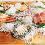 中華料理 揚子江 - 最初の刺身