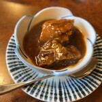 ステーキ屋ひろ - 
            牛すじ煮込み（小） ¥220