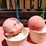 アミ コーノ - プラムと白いチョコミント、すいかと塩焦がしキャラメル