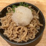 焼鳥パーラー ゴウ - 親鶏の皮ポン酢