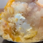 Açai base almalio - 中にはバニラアイス