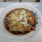 原木そば - かき揚げそば