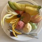 フルーツむらはた 本店 - プリンアラモード