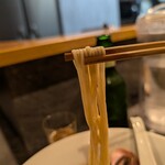 RAMEN MATSUI - ツルツル麺はモチモチ感もあり美味しいです。