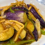 ぎょうざの満洲 - ナスの生姜醤油炒め