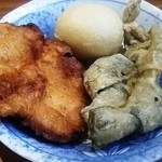 純手打ち讃岐うどん五郎 - 鳥天・玉子天・昆布天