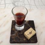 クイントカント - ビーツカルドとフォアグラウェハース