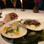 レフェルヴェソンス - 蛤･蛍烏賊･菜の花･唐墨･ササニシキのリゾット