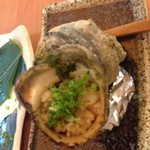 Zou san - サザエのつぼ焼き 食べると雑炊にしてくれます