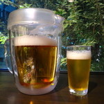 味樹園 - 飲み放題のビールはピッチャーです (>_<)