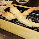 鮮魚の桶盛りと創作天ぷら 天しゃり - 