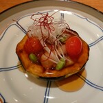 銀座ろくさん亭 - 丸茄子酢取あんかけ