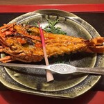 緑水亭 - 伊勢海老鬼殻焼