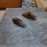 銀座のみこ寿司 - しめ鯖、鯵