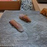 銀座のみこ寿司 - カンパチ、真鯛