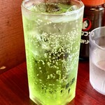 田の久 総本店 - ライム樽ハイ