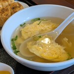 情熱ギョーザ - 玉子スープ（情熱ランチ）